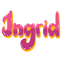 Ingrid Nombre Sticker