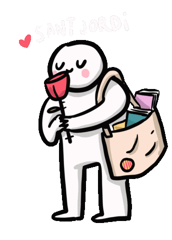 Sant Jordi Rosa Sticker