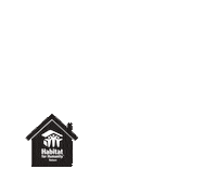 HabitatNelson new home happy family south island safe home Sticker