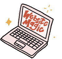 bloomingdesignco diy website launch launch day Sticker