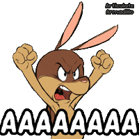 Angry Scream Sticker by VeeFriends