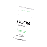 Usa Canada Sticker by Nude Beverages