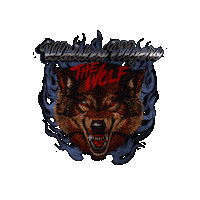 Thewolf Sticker by whiskeymyers