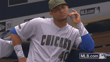 bored chicago cubs GIF by MLB