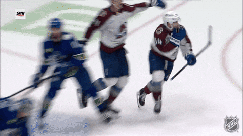 Happy Colorado Avalanche GIF by NHL