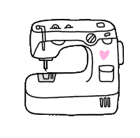 Sewing Machine Diy Sticker