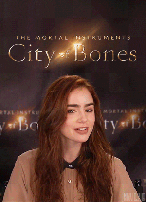 lily collins collection GIF