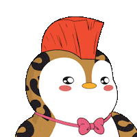 Penguin Wow Sticker by Pudgy Penguins