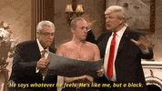 He Says Whatever He Feels Donald Trump GIF by Saturday Night Live