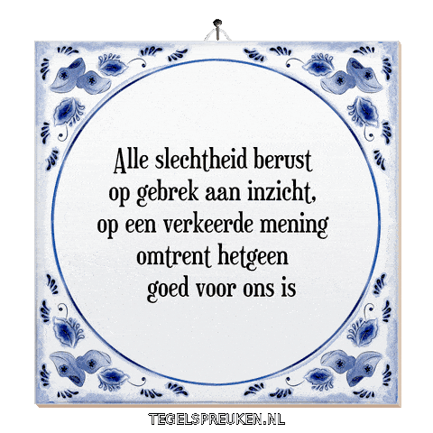 Nl Wijsheid Sticker by Tegelspreuken.nl