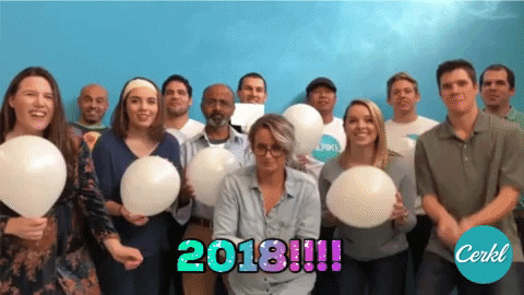 excited new year GIF by Cerkl