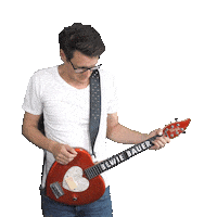 Guitar Brille Sticker by Bewie Bauer
