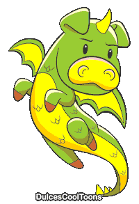 Dragon Fantasia Sticker by Dulces Cool Toons