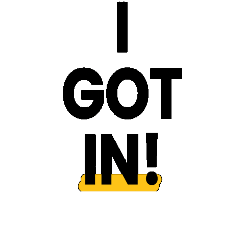 I Got In College Sticker by Mary Baldwin University