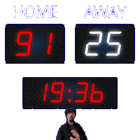 25 Away Sticker