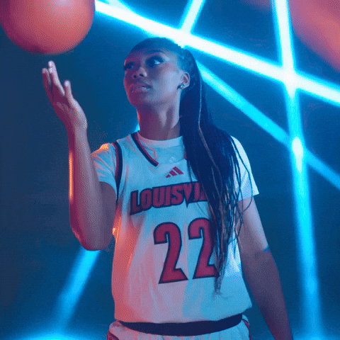 Womens Basketball Point GIF by Louisville Cardinals