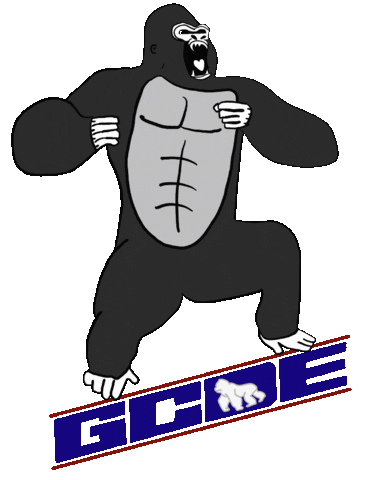 GCDE giphyupload gorilla king kong gcde Sticker