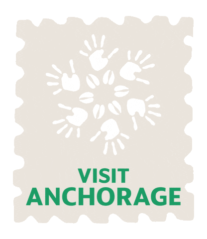 VisitAnchorage stamp stamps anchorage goldenmoments Sticker