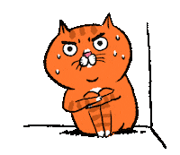 Nervous Line Sticker by ehcat
