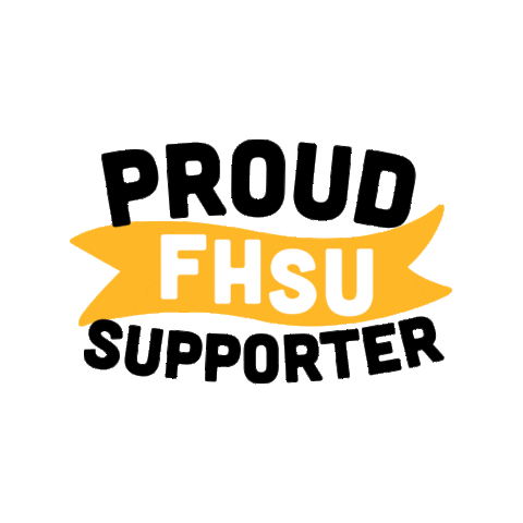 Supporter Sticker by FHSU Foundation