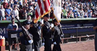 firstrespondersnight GIF by Kane County Cougars