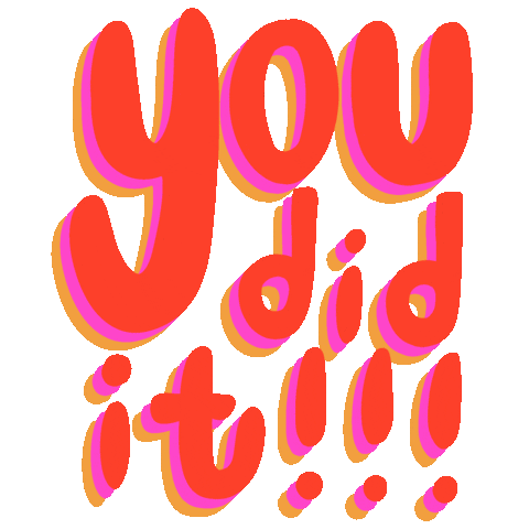 Proud Of You Yes Sticker