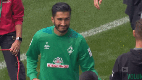 happy wave GIF by SV Werder Bremen