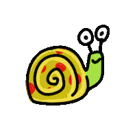 Doodle Schnecke Sticker by startgmbh