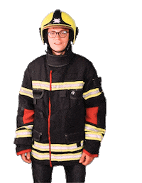 Fire Thumbs Up Sticker by ZIEGLER - we provide security