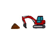 Fahrenberger_gruppe red construction vehicle bau Sticker