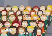audience listening GIF by South Park 