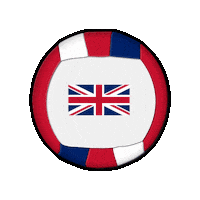 United Kingdom Ball Sticker by Swiss Dodgeball