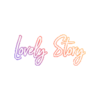 lovelystory lovelystory lovely story lovelystoryconcept lovely story logo Sticker
