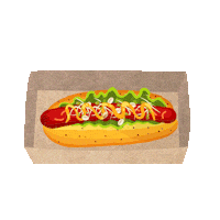 waki-waldkirchen hotdog soulfood waldkirchen waki Sticker