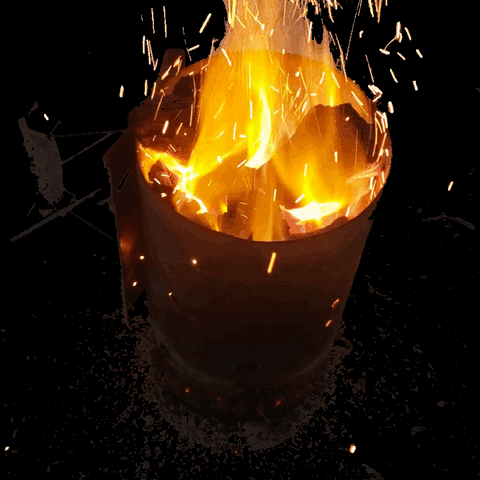 JURKCharcoal giphyupload hot fire bbq GIF