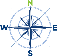 Direction Compass Sticker by TrueNorthCreative