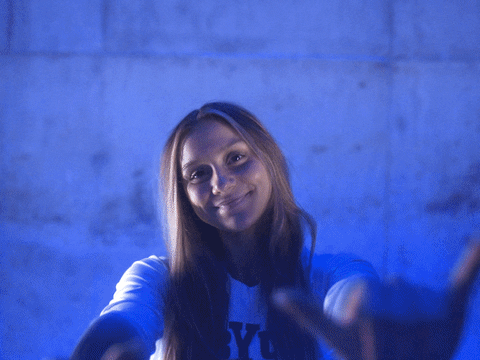 Ncaa Volleyball Sport GIF by BYU Cougars