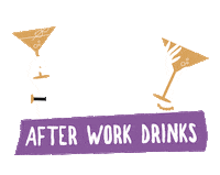 After Work Drinks Sticker by Curious Ahead
