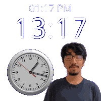 1 Pm Sticker