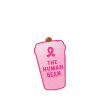 Coffee For A Cure Sticker by Human Bean