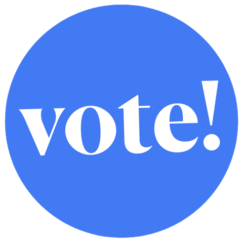 Election Voting Sticker by One Vote at a Time