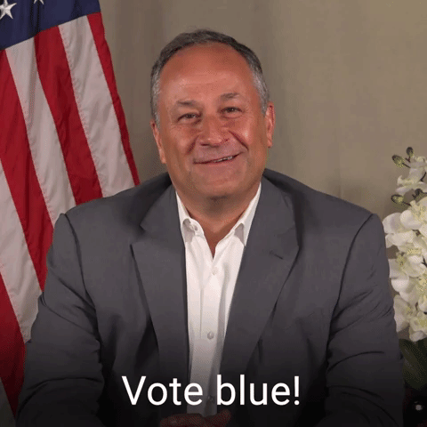Vote blue!