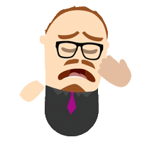 podcast face palm Sticker by Feed Your Brand