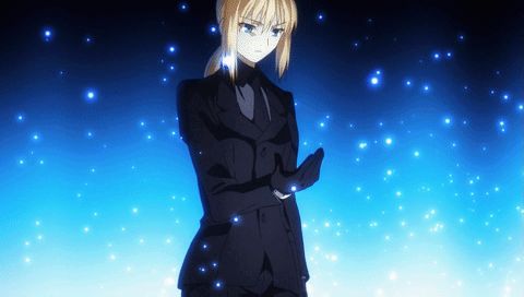fate zero saber GIF