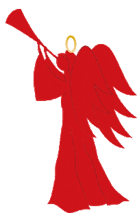 aadal_design christmas angel decorations ornaments Sticker