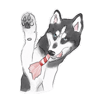 Dog Hello Sticker