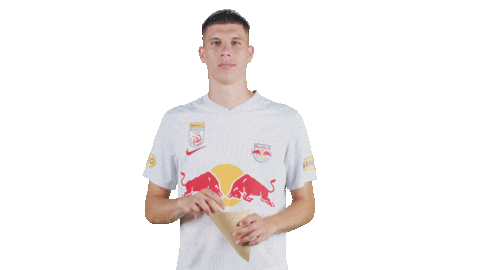 Football Popcorn Sticker by FC Red Bull Salzburg