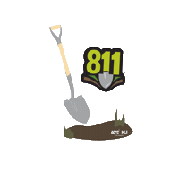 Call811 Sticker by LG&E and KU
