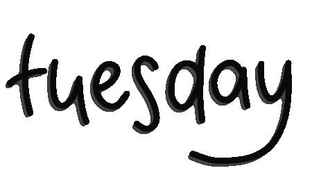 anoukdoesart day tuesday days weekday Sticker