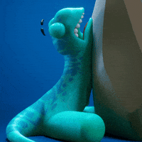 Rock Sleeping GIF by Claynosaurz